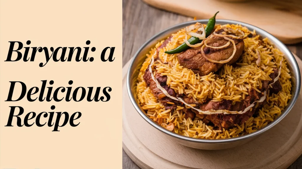 Biryani: A Delicious Recipe