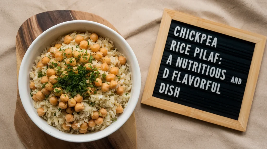 Chickpea Rice Pilaf