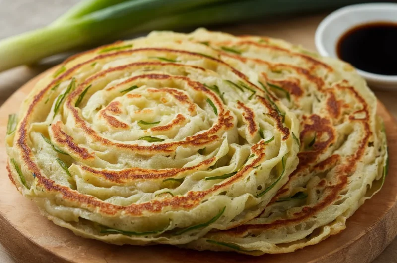 Chinese Scallion Pancakes (Shallots/Green Onion) – A Crispy Delight