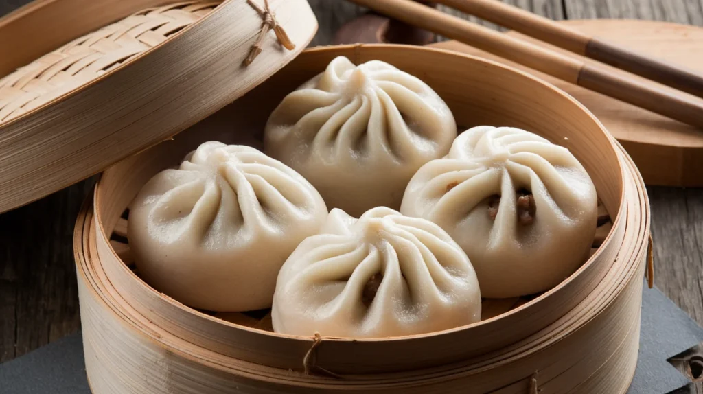 Chinese Steamed Pork Buns: