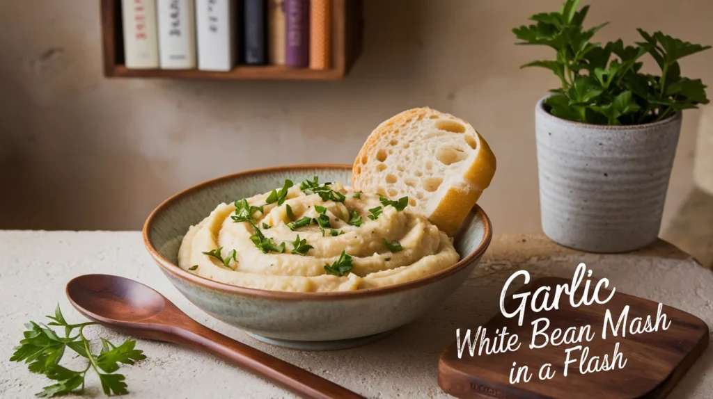 Garlic White Bean Mash In A Flash