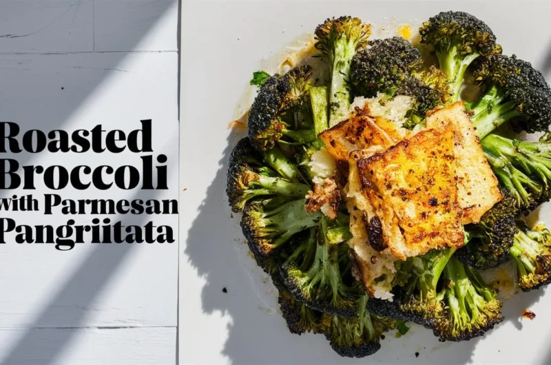 Roasted Broccoli with Parmesan Pangritata (Toasted Breadcrumbs)