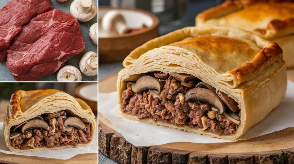 Beef and Mushroom Pie (3 in 1