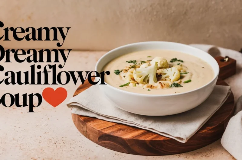 Creamy Dreamy Cauliflower Soup 🥣