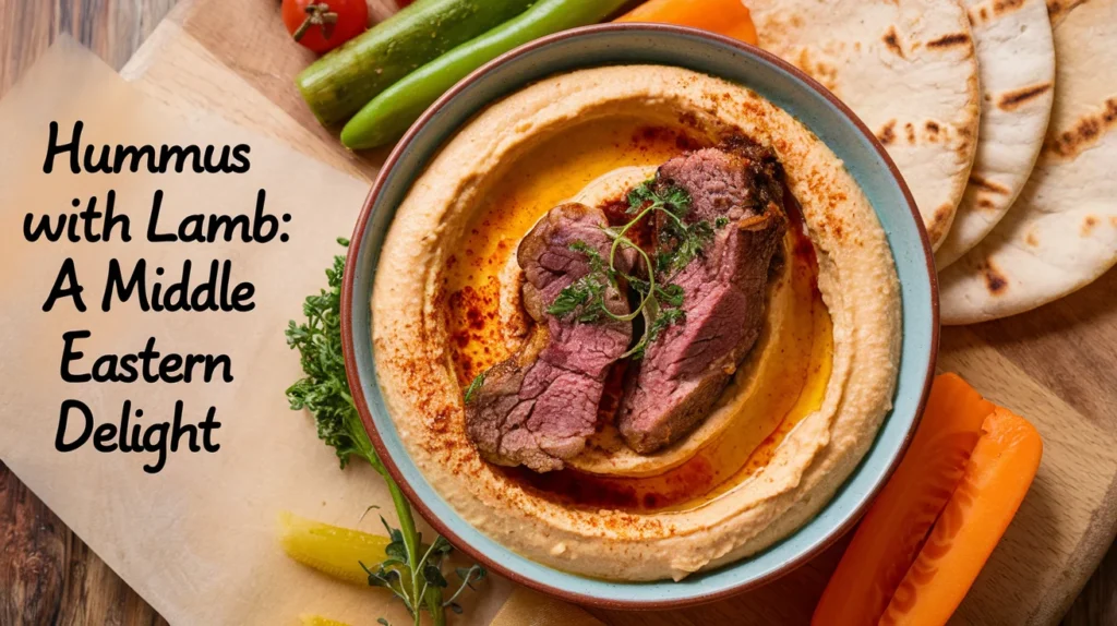 Hummus with Lamb: A Middle Eastern Delight