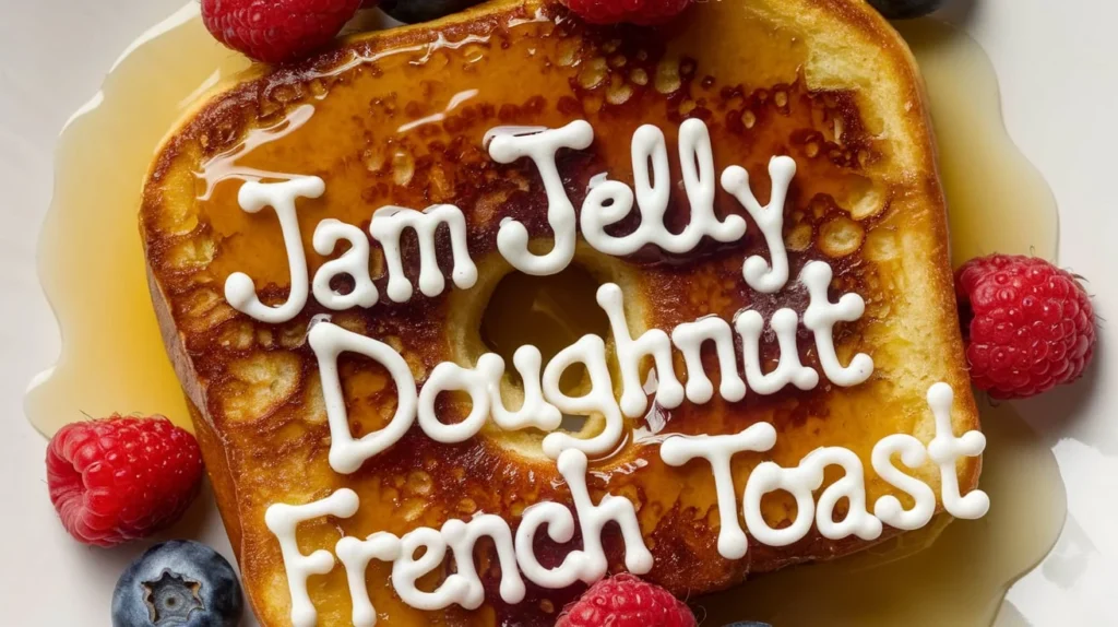 Jam Jelly Doughnut French Toast