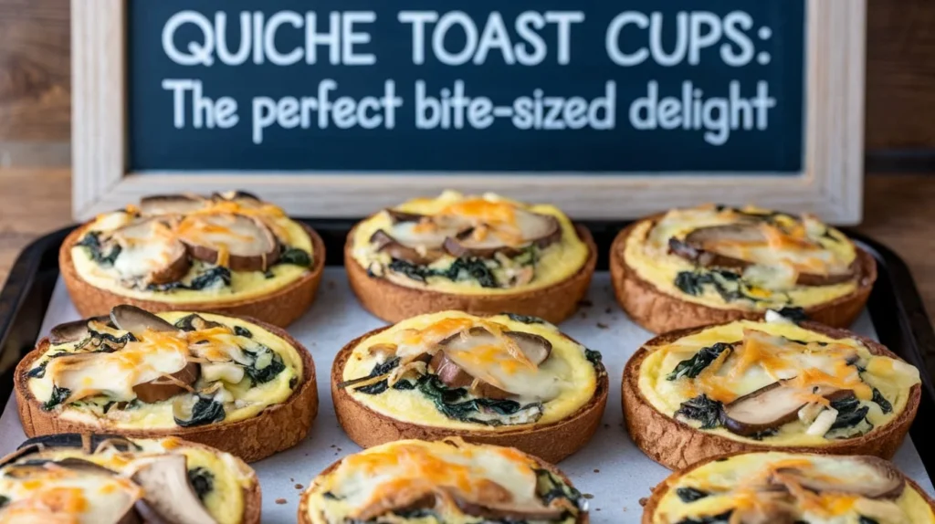 Quiche Toast Cups: